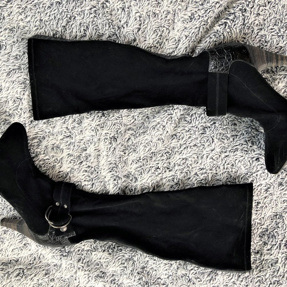 Donald J. Pliner Suede Boots -Vero Cuoio
